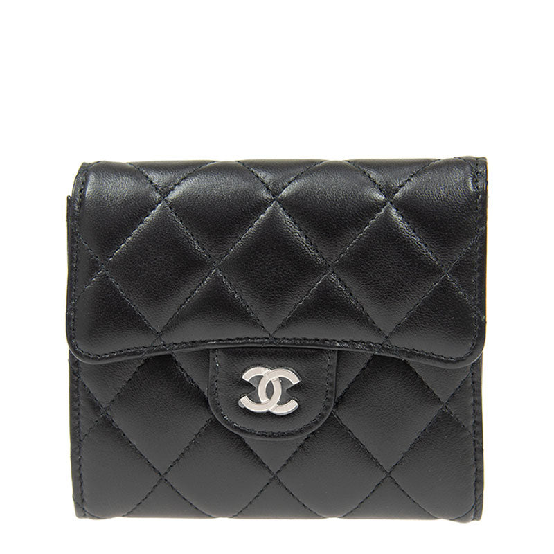 Chanel Short Button Wallet AP0231LBLKSS 1731