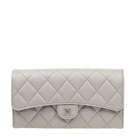 Chanel Long Button Wallet AP0241CGYGP 2577