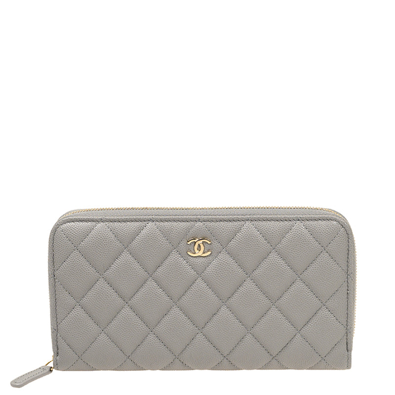 Chanel Long Zipper Wallet AP0242CGYGP 2826