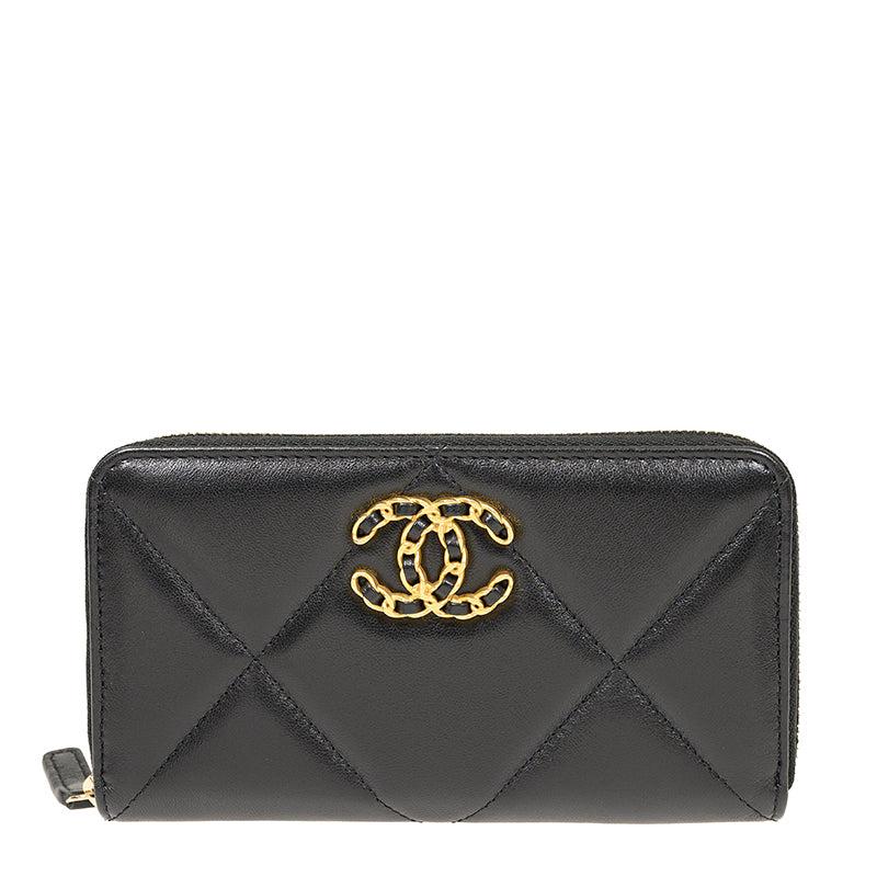 Chanel Short Zipper Wallet AP0948LBLKGP 1333