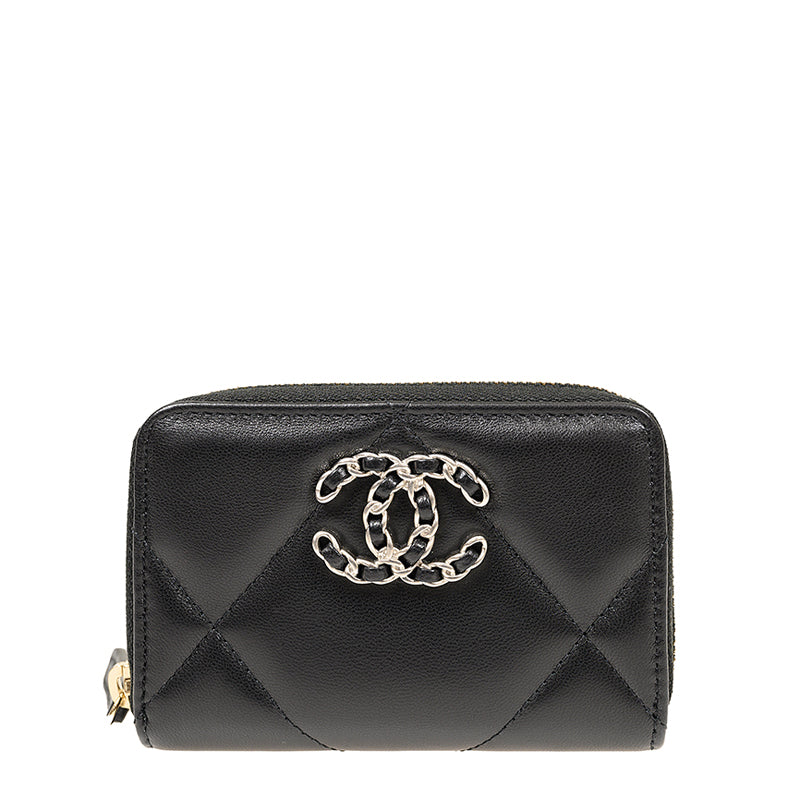 Chanel Short Zipper Wallet AP0949LBLKSS 1354