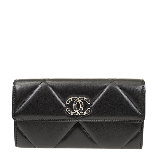 Chanel Long Button Wallet AP0955LBLKSS 1555