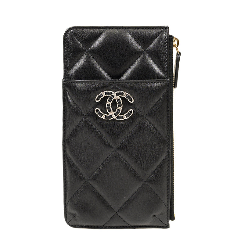 Chanel Long Compact Wallet AP1182LBLKSS 3181
