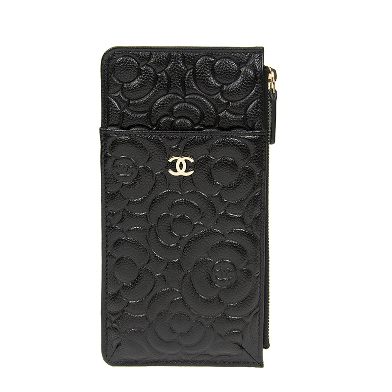 Chanel Short Zipper Wallet AP1253CBLKGP 2065