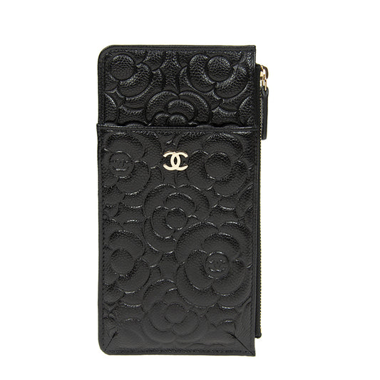 Chanel Short Zipper Wallet AP1253CBLKGP 2065
