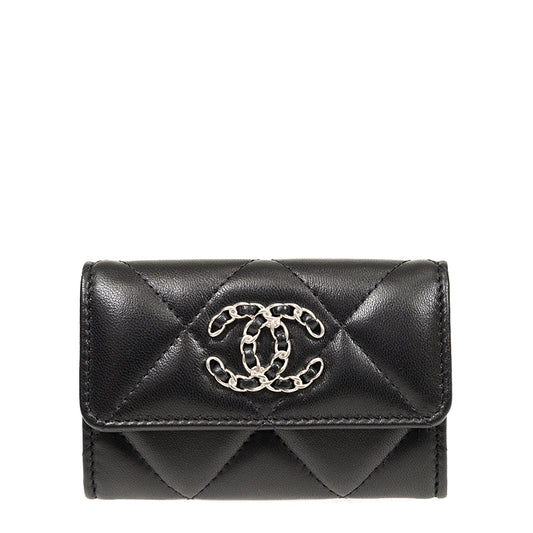 Chanel Short Button Wallet AP1790LBLKSS 994