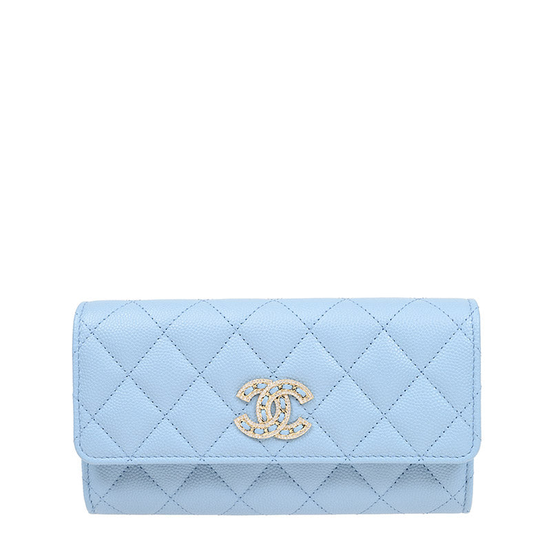 Chanel Long Button Wallet AP2739CLBLUSS 1803