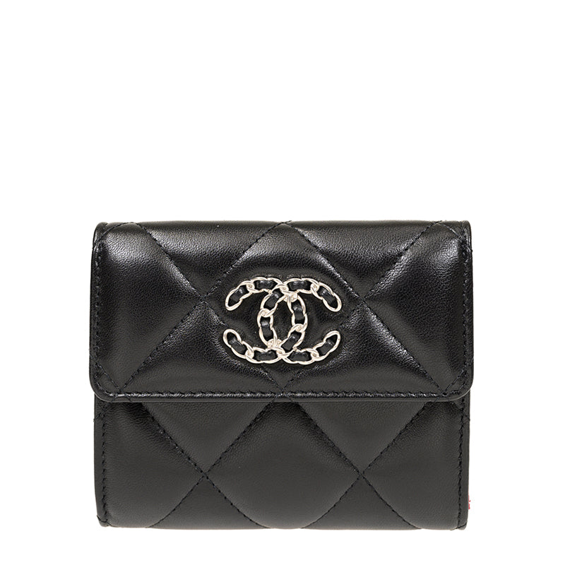 Chanel Short Button Wallet AP2809LBLKSS 2800