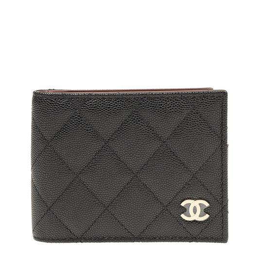 Chanel Short Fold Wallet AP3070CBLKGP 2637