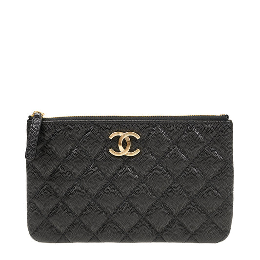 Chanel Long Zipper Wallet AP3135CBLKGP 1375