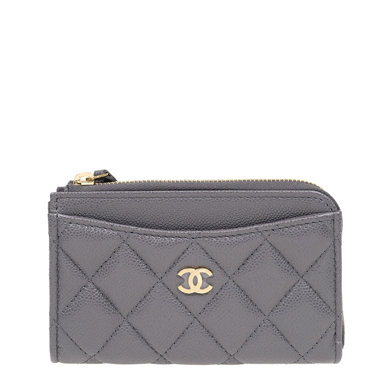 Chanel Short Zipper Wallet AP3179CGYGP 2352