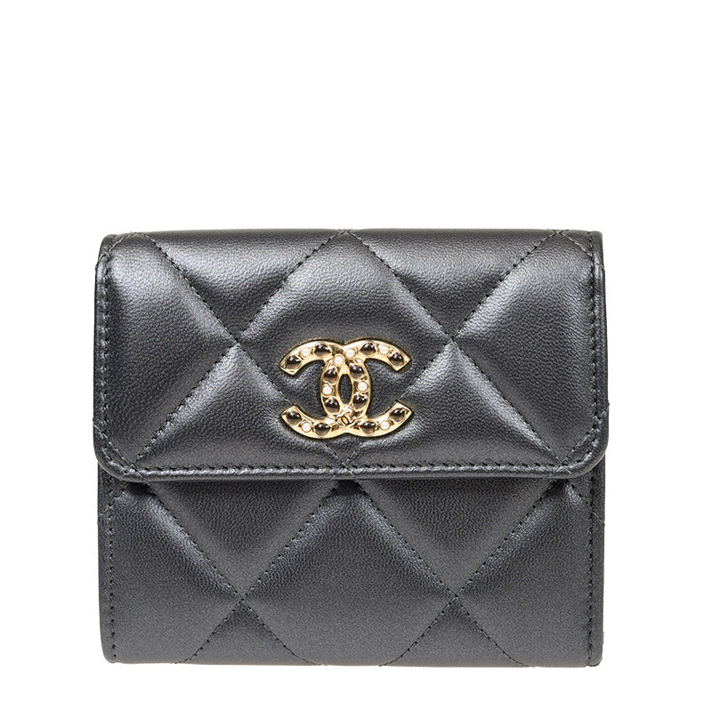 Chanel Short Button Wallet AP3328LDGYGP 1298