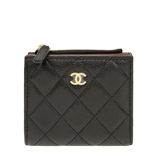 Chanel Short Zipper Wallet AP3388CBLKGP 2518