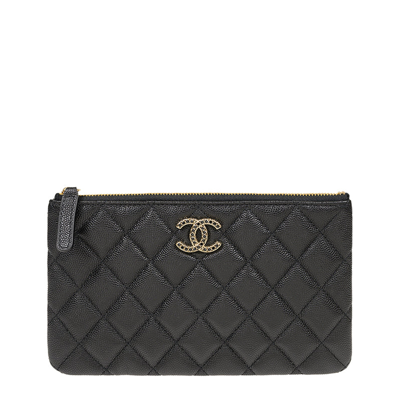 Chanel Long Zipper Wallet AP3403CBLKBKGP 1231