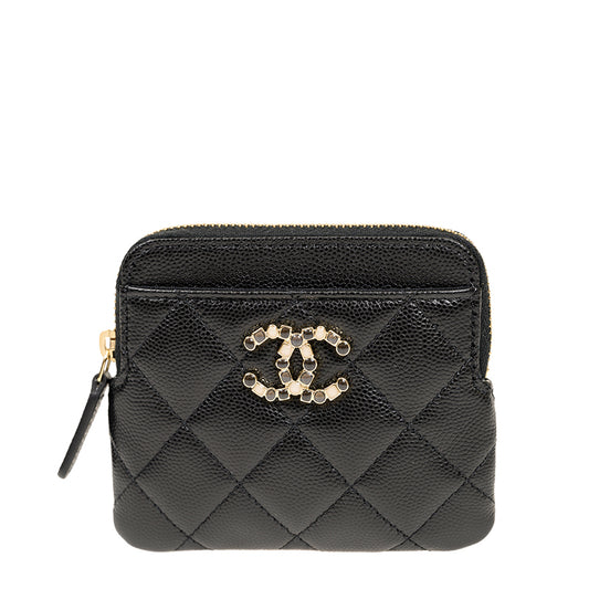 Chanel Coin Purse AP3610CBLKGP 1222