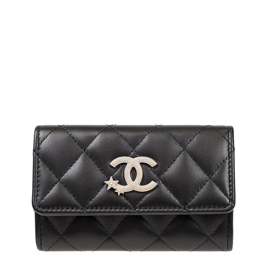 Chanel Short Button Wallet AP3729LBLKSS 1083