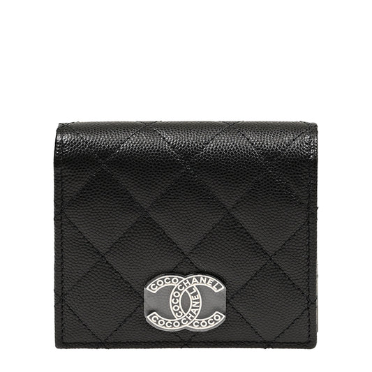 Chanel Short Button Wallet AP3828CBLKSS 2498
