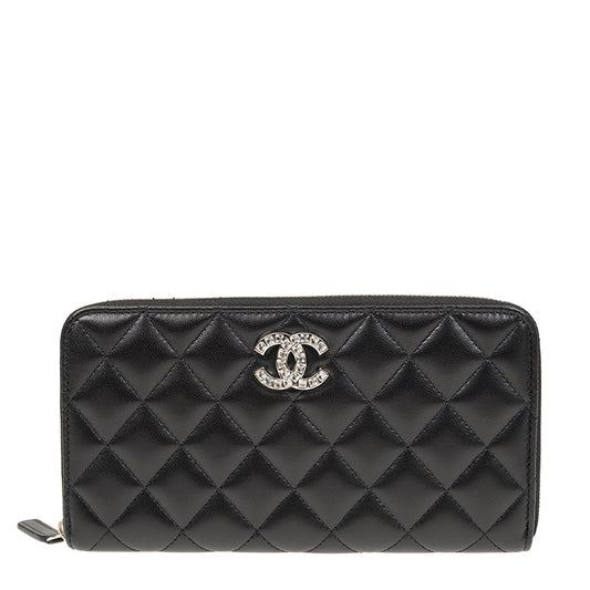 Chanel Long Zipper Wallet AP3985LBLKSS 1031