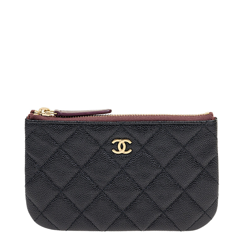 Chanel Short Zipper Wallet AP4020CBLKGP 647