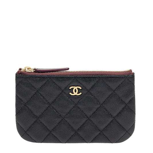 Chanel Short Zipper Wallet AP4020CBLKGP 647