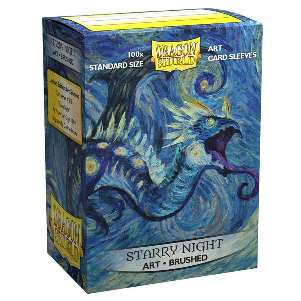 Wilhelm Shield 100 — Standard Deck Protector Sleeves- Brushed Art Starry Night