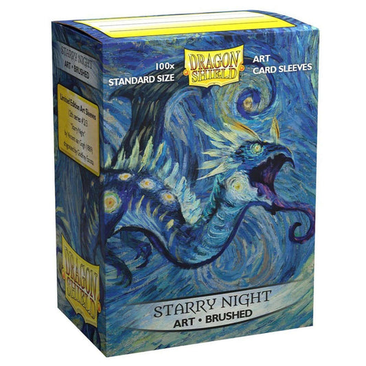 Wilhelm Shield 100 — Standard Deck Protector Sleeves- Brushed Art Starry Night