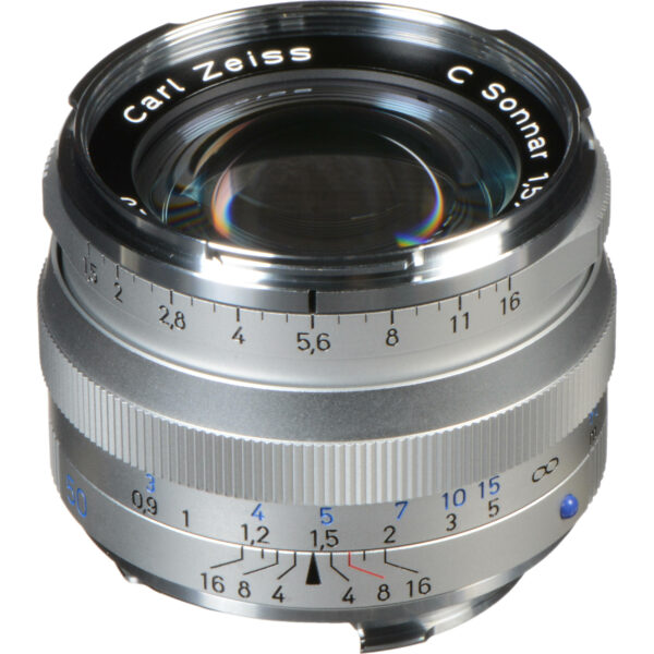 Zeiss C Sonnar T* 50mm f/1.5 ZM lens (Leica M mount / silver)