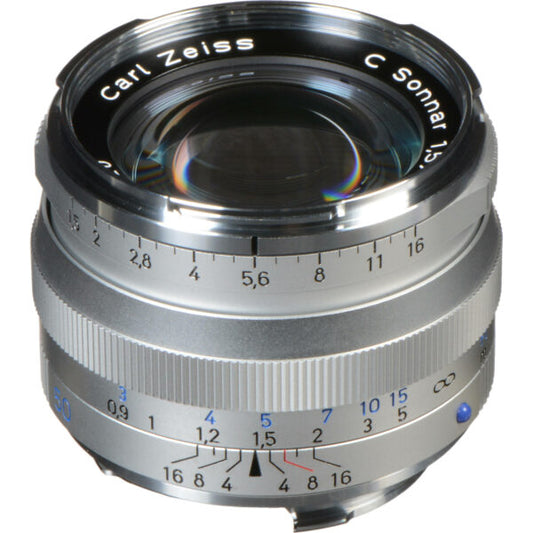 Zeiss C Sonnar T* 50mm f/1.5 ZM lens (Leica M mount / silver)