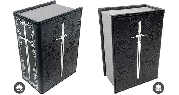 Book-type laminated leather deck case W "Holy Crest"