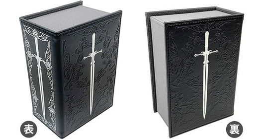Book-type laminated leather deck case W "Holy Crest"