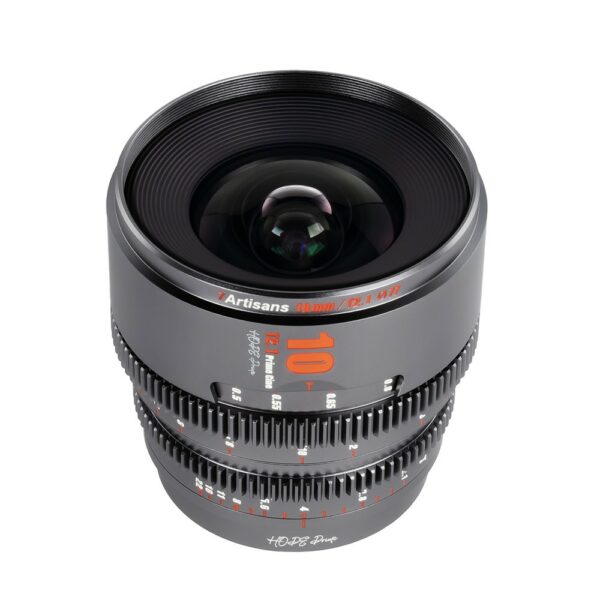 7artisans 10mm T2.1 Cine Lens (Sony E-mount / Titanium Gray)