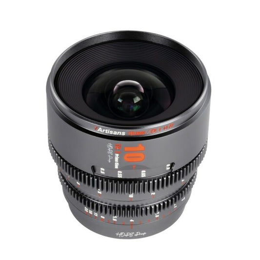 7artisans 10mm T2.1 Cine Lens (Canon RF Mount / Titanium Gray)