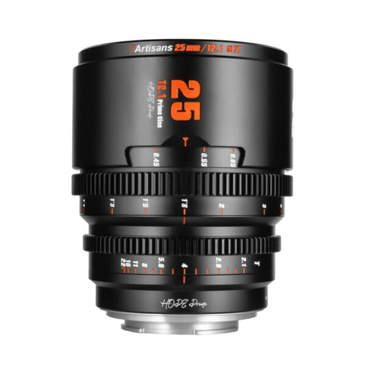 7artisans 25mm T2.1 Cine Lens (M43 Mount / Black)