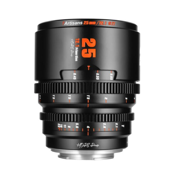 7artisans 25mm T2.1 Cine Lens (Sony E-mount / Black)