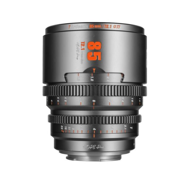7artisans 85mm T2.1 Cinema Lens (Sony E-mount / Titanium Gray)