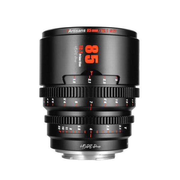 7artisans 85mm T2.1 Cine Lens (Sony E-mount / Black)