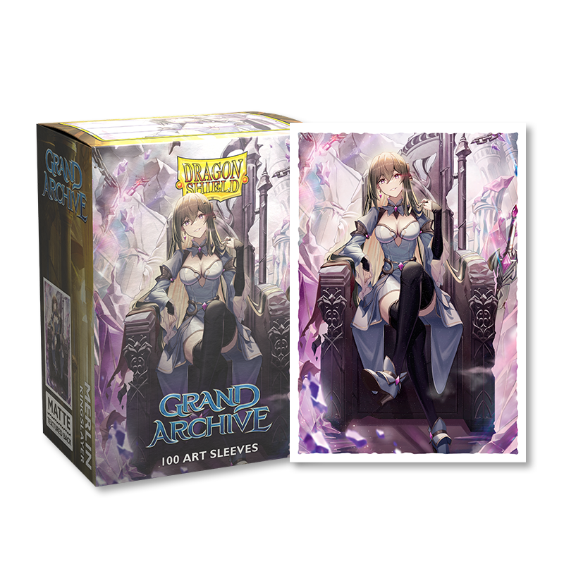Dragon Shield Sleeves: Matte Dual - Grand Archive - Merlin (100)