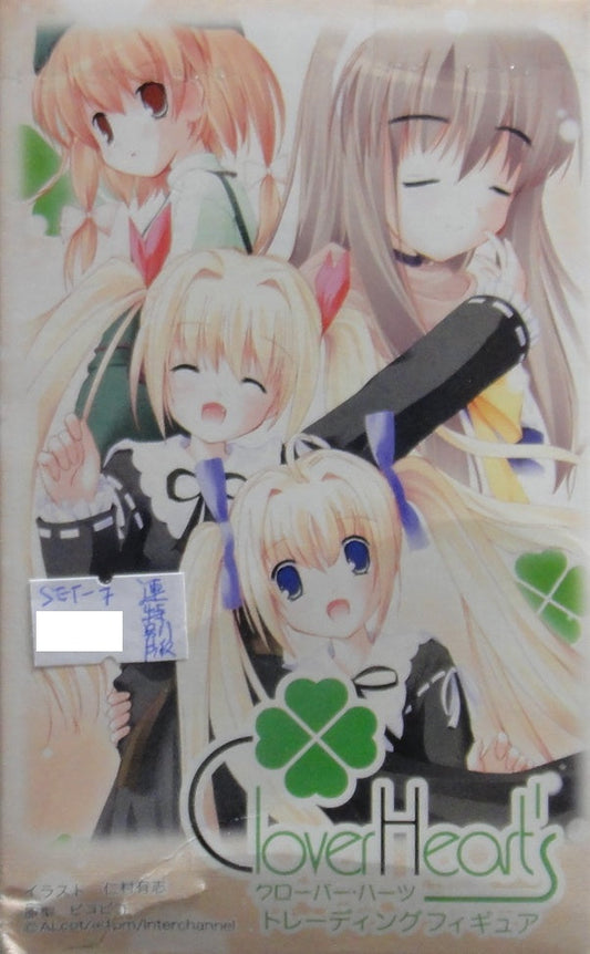 ALCOT CLOVER HEART'S TRADING FIGURE MIKOSHIBA RIO MIKOSHIBA REA SAKAKI MADOKA KOMAMIYA CHIMARI NOGISAKA KUON ASUKA RIN Mikoshiba Rio Mikoshiba Rea Sakaki Motoka Komamiya Ai Nogizaka Kuon Asuka Rin Box