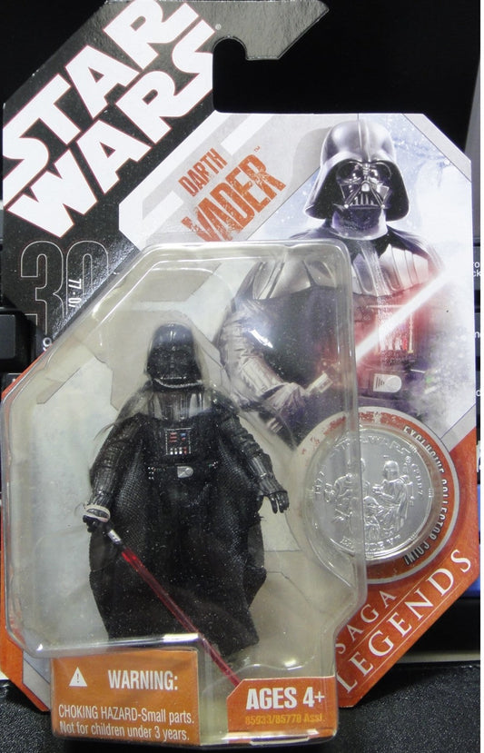 HASBRO STAR WARS SAGA LEGENDS EXCLUSIVE COLLECTOR COIN DARTH VADER 11795