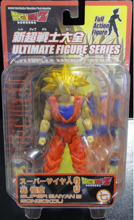 BANDAI New Super Warriors Collection Dragon Ball Super Saiyan Son Goku DRAGON BALL Z ULTIMATE FIGURE SERIES SUPER SAIYAN 3 SONGOKOU