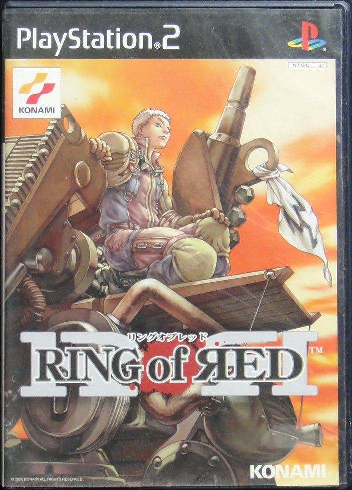 SONY COMPUTER ENTERTAINMENT SCEI SCE PLAYSTATION 2 PS2 GAME KONAMI RING OF RED VW009-J1 SLPM62013