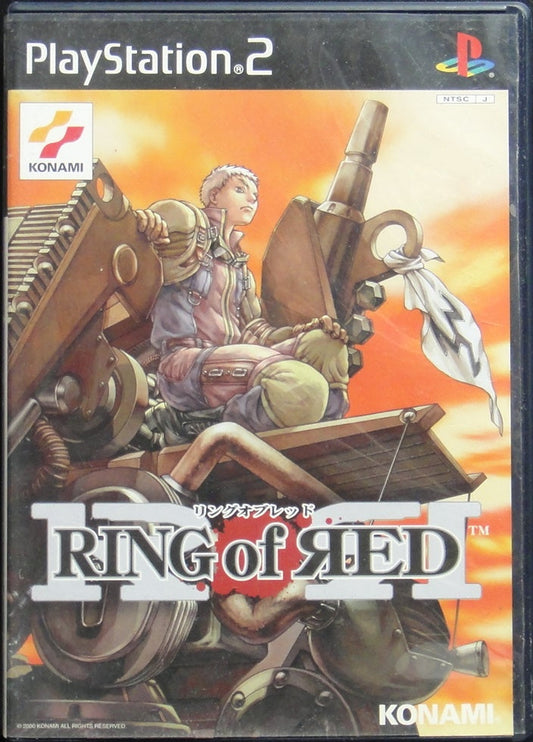 SONY COMPUTER ENTERTAINMENT SCEI SCE PLAYSTATION 2 PS2 GAME KONAMI RING OF RED VW009-J1 SLPM62013