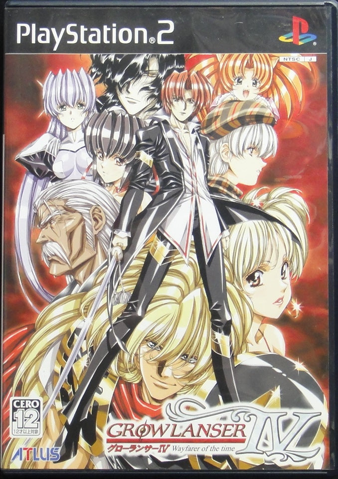 SONY COMPUTER ENTERTAINMENT SCEI SCE PLAYSTATION 2 PS2 GAME ATLUS GROWLANSER IV WAYFARER OF THE TIME SLPM65408