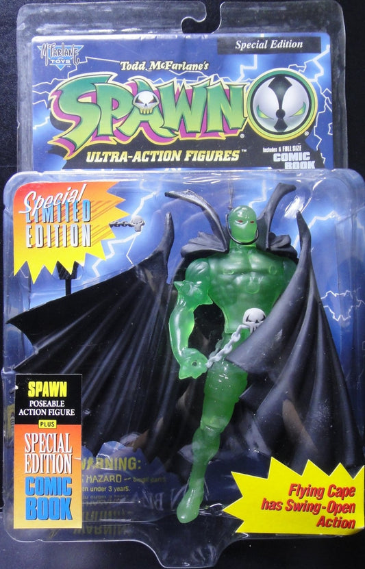MCFARLANE TOYS TODD MCFARLANE'S SPAWN ULTRA-ACTION FIGURES POSEABLE ACTION FIGURE PLUS SPECIAL EDITION COMIC BOOK