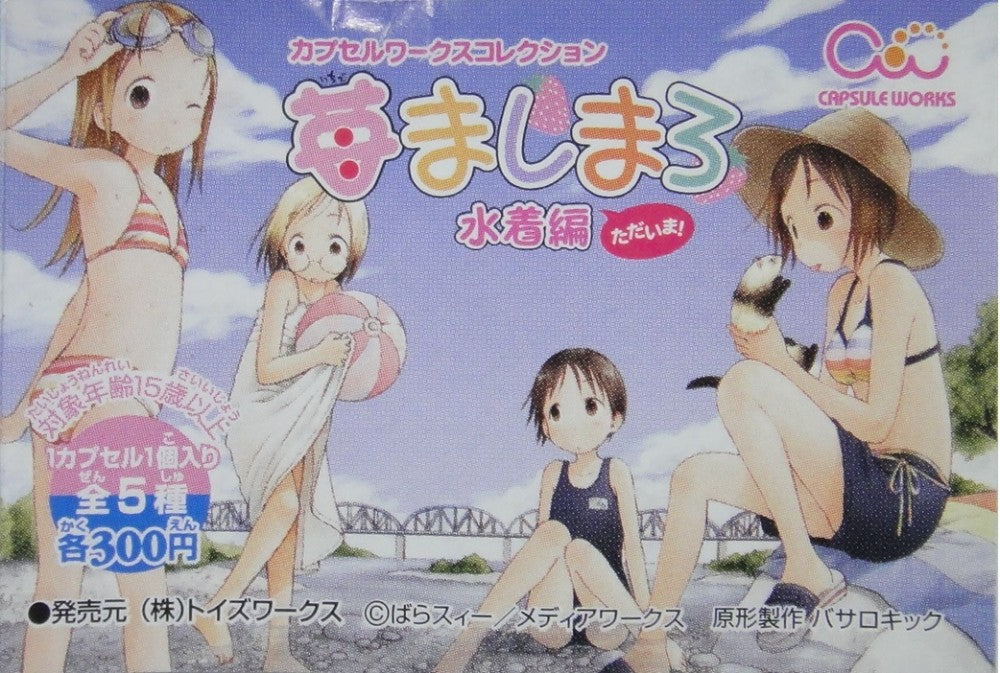 CAPSULE WORK STRAWBERRY MARSHMALLOW SWIMSUIT 5 types of capsule toys