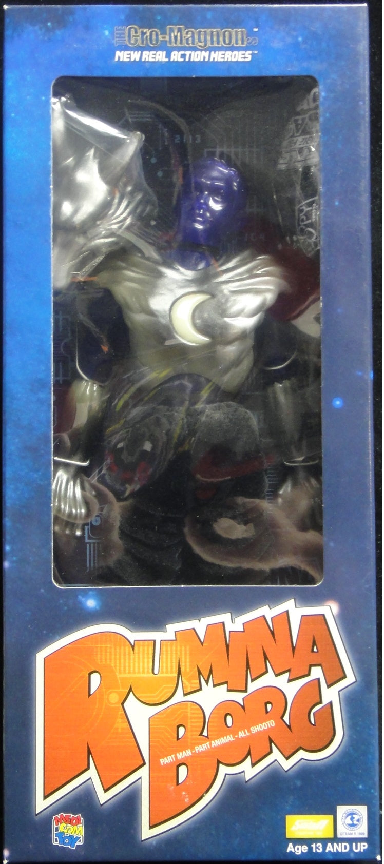 MEDICOM TOY THE CRO-MAGNONS NEW REAL ACTION HEROES 1/6 COCOBAT JOE'S ENEMY RUMINA BORG PART MAN-PART ANIMAL-ALL SHOOTO ACTION FIGURE  1124716973