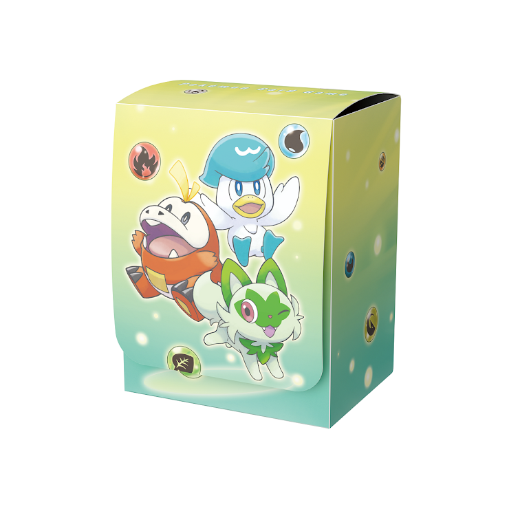 Pokémon Card Box New Leaf Meow & Silly Fire Crocodile & Watery Duck