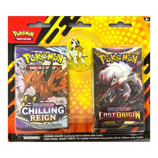 Pokemon TCG US Version SWSH 2 Pk Pin Blister Double Wide