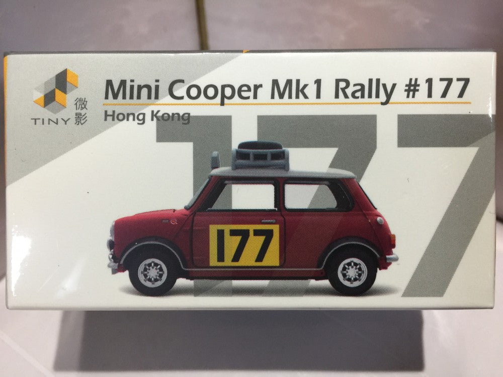 TOYEAST TINY CITY 177 DIE-CAST MODEL CAR MINI COOPER Mk1 RALLY #177 ATC64546 15306