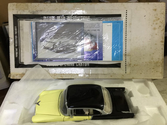 FRANKLIN MINT 1/24 1956 CHEVROLET BEL AIR SPORT COUPE LIGHT YELLOW